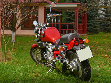 1988 Honda Magna, красный, 430000 рублей, вид 5
