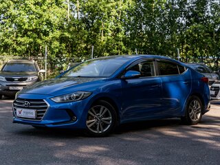 2017 Hyundai Elantra VI (AD), синий, 1021000 рублей, вид 1