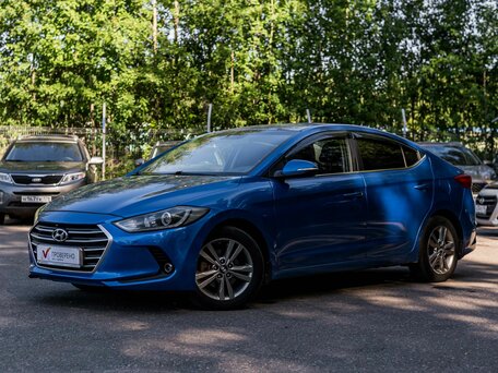 2017 Hyundai Elantra VI (AD), синий, 984000 рублей, вид 1