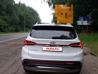 2020 Hyundai Santa Fe IV Рестайлинг, белый, 2800000 рублей, вид 3