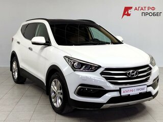 2017 Hyundai Santa Fe Grand III Рестайлинг, белый, 2020000 рублей, вид 3