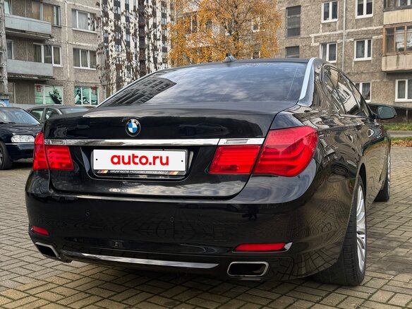 2008 BMW 7 серии 740i V (F01/F02/F04), чёрный, 1580000 рублей - вид 5