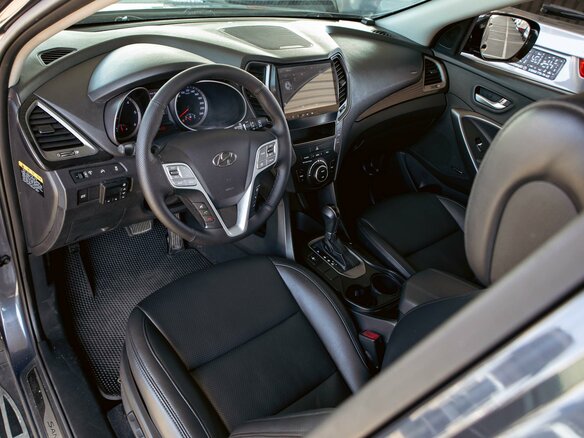 2013 Hyundai Santa Fe III, синий, 1335000 рублей - вид 12