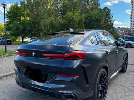 2020 BMW X6 M50d III (G06), чёрный, 6200000 рублей, вид 4
