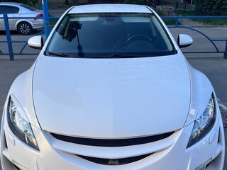 2012 Mazda 6 II (GH) Рестайлинг, белый, 1240000 рублей, вид 2