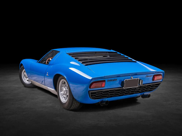 1967 Lamborghini Miura, синий - вид 6