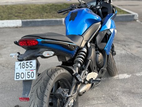 2012 Kawasaki ER-4F (Ninja 400R), синий, 420000 рублей, вид 3