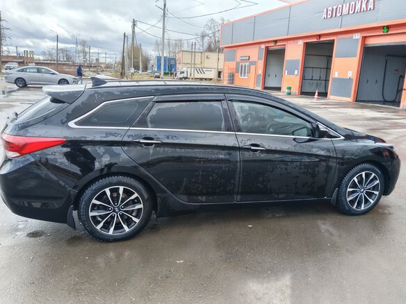 2016 Hyundai i40 I Рестайлинг, чёрный - вид 3