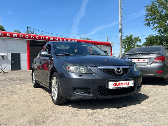 2007 Mazda 3 I (BK) Рестайлинг, серый, 580000 рублей - вид 3
