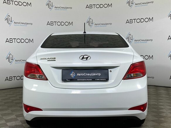 2016 Hyundai Solaris I Рестайлинг, белый - вид 6
