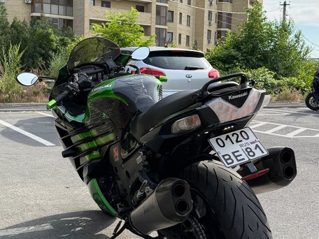 2016 Kawasaki ZZR 1400, зелёный, 1500000 рублей, вид 5