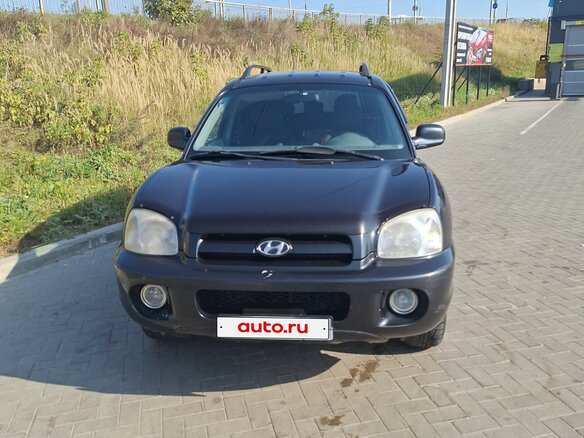 2008 Hyundai Santa Fe Classic Classic, чёрный, 600000 рублей