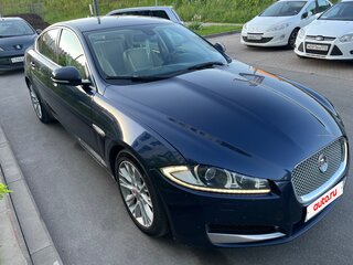 2014 Jaguar XF I Рестайлинг, синий, 1205000 рублей, вид 4
