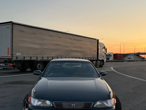 1993 Toyota Mark II VII (X90), синий, 830000 рублей - вид 2