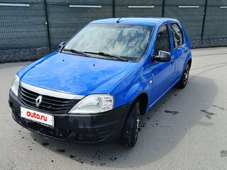 2011 Renault Logan I Рестайлинг, синий, 255000 рублей, вид 1