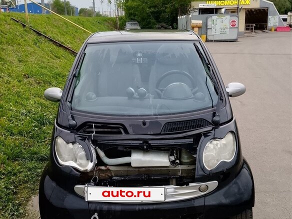 2005 Smart Fortwo I Рестайлинг, чёрный, 350000 рублей