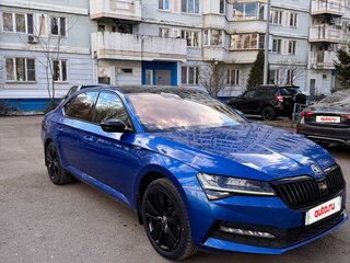 2019 Skoda Superb III Рестайлинг, голубой, 2950000 рублей, вид 2