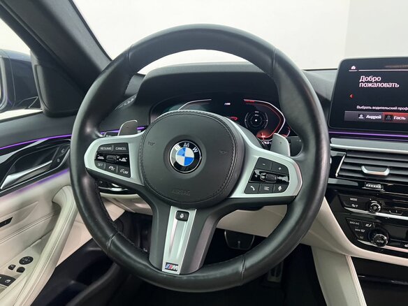 2021 BMW 5 серии 530i xDrive VII (G30/G31/G38) Рестайлинг, синий - вид 18