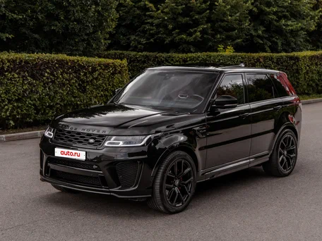 2021 Land Rover Range Rover Sport SVR II Рестайлинг, чёрный, 7800000 рублей, вид 2