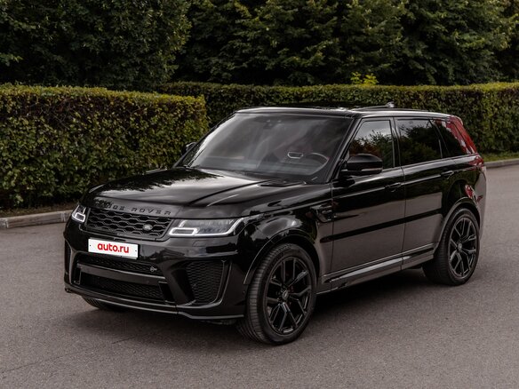 2021 Land Rover Range Rover Sport SVR II Рестайлинг, чёрный, 7350000 рублей - вид 1