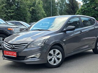 2015 Hyundai Solaris I Рестайлинг, серый, 649000 рублей, вид 2