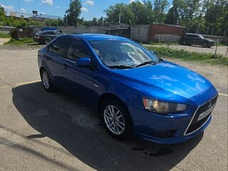 2011 Mitsubishi Lancer X Рестайлинг, синий, 770000 рублей, вид 2