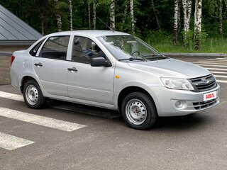 2014 Lada (ВАЗ) Granta I, серебристый, 300000 рублей, вид 4