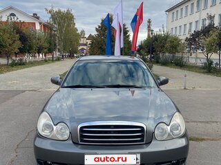 2005 Hyundai Sonata ТагАЗ IV (EF) Рестайлинг, серый, 399999 рублей, вид 2