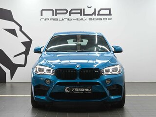 2015 BMW X6 M II (F86), голубой, 3429900 рублей, вид 1