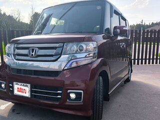 2016 Honda N-BOX I Рестайлинг, пурпурный, 980000 рублей, вид 3