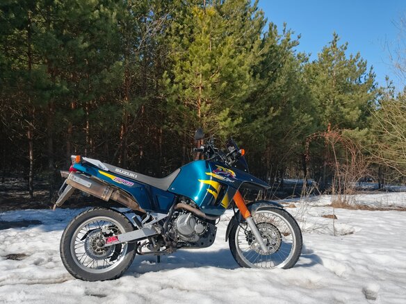 1998 Suzuki DR 800 Big, зелёный, 310000 рублей