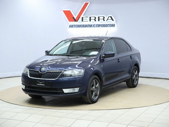 2014 Skoda Rapid Green Tec I, синий