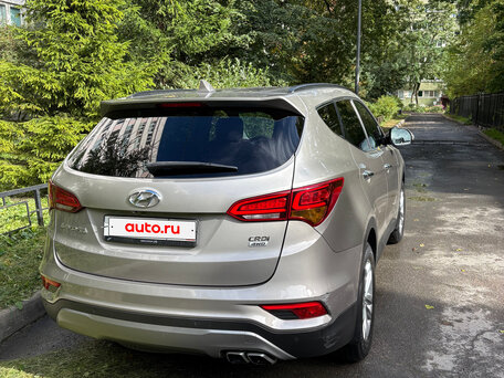 2017 Hyundai Santa Fe III Рестайлинг, серый, 1920000 рублей, вид 3