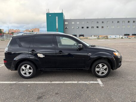 2007 Mitsubishi Outlander II, чёрный, 870000 рублей, вид 2