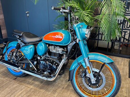 2026 Royal Enfield Goan Classic 350, голубой, 537000 рублей, вид 3