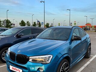 2017 BMW X4 M40i I (F26), синий, 4350000 рублей, вид 1