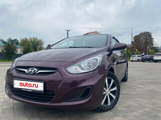 2011 Hyundai Solaris I, фиолетовый, 629000 рублей, вид 2