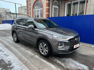 2019 Hyundai Santa Fe IV, серый, 3300000 рублей, вид 4