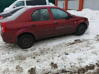 2010 Renault Logan I Рестайлинг, красный, 250000 рублей, вид 1