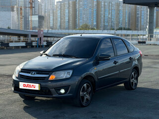 2015 Lada (ВАЗ) Granta I, серебристый, 389000 рублей, вид 4