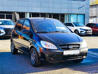 2008 Hyundai Getz I Рестайлинг, чёрный, 355011 рублей, вид 2