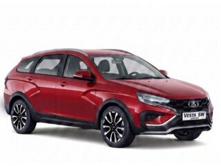 2026 Lada (ВАЗ) Vesta SW Cross I Рестайлинг (NG), красный, 2043000 рублей, вид 1