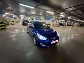 2013 Hyundai Solaris I, синий, 890000 рублей, вид 3