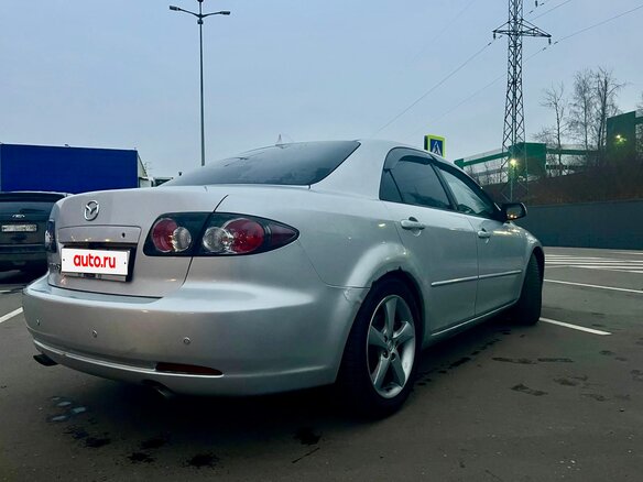 2007 Mazda 6 I (GG) Рестайлинг, серый, 400000 рублей - вид 4