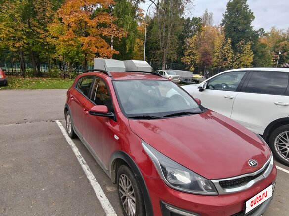2018 Kia Rio X-Line IV, красный, 1650000 рублей - вид 1