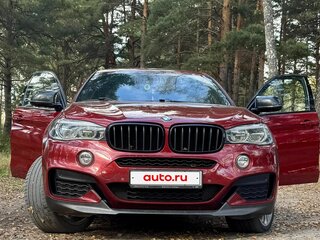 2017 BMW X6 30d II (F16), красный, 4000000 рублей, вид 3