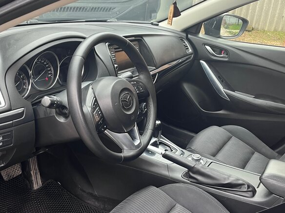 2012 Mazda 6 III (GJ), чёрный, 1300000 рублей - вид 7