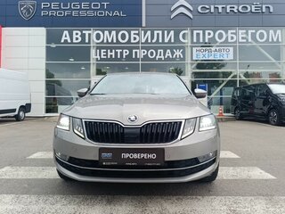 2018 Skoda Octavia III (A7) Рестайлинг, бежевый, 1990000 рублей, вид 2