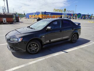 2014 Mitsubishi Lancer X Рестайлинг, чёрный, 830000 рублей, вид 1