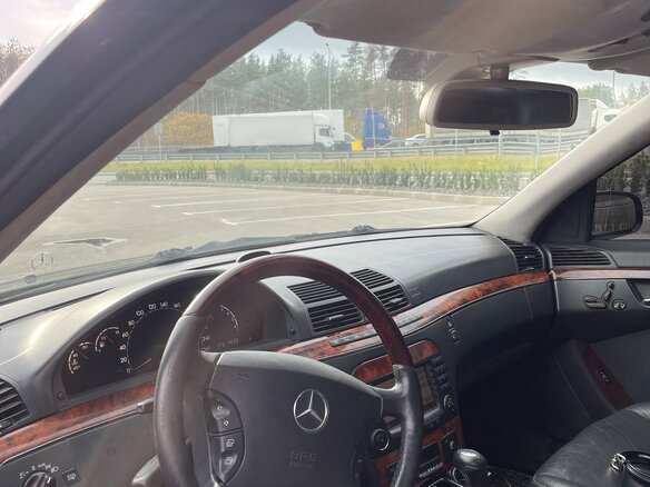 2004 Mercedes-Benz S-Класс 350 IV (W220) Рестайлинг, чёрный, 580000 рублей - вид 13